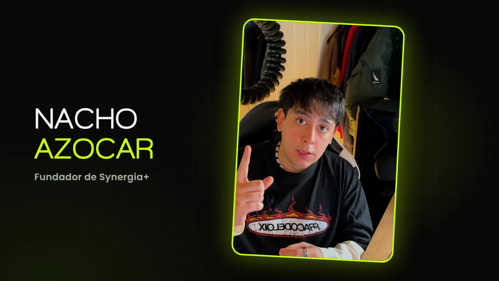 Nacho Azocar, fundador de Synergia+